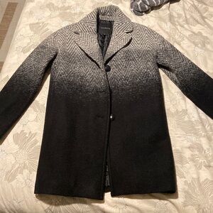 Talbots ombré wool coat